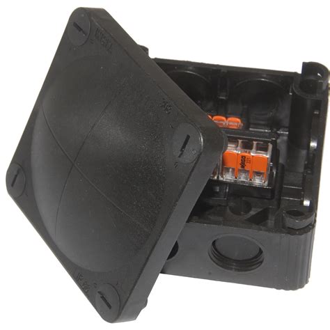 black waterproof junction box|weatherproof junction box.